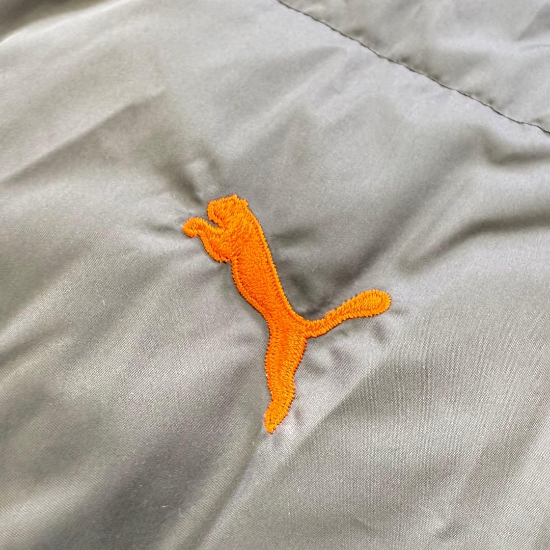 PUMA×プーマ ゴルフ ダウンジャケット 刺繍ロゴ キルティング XL