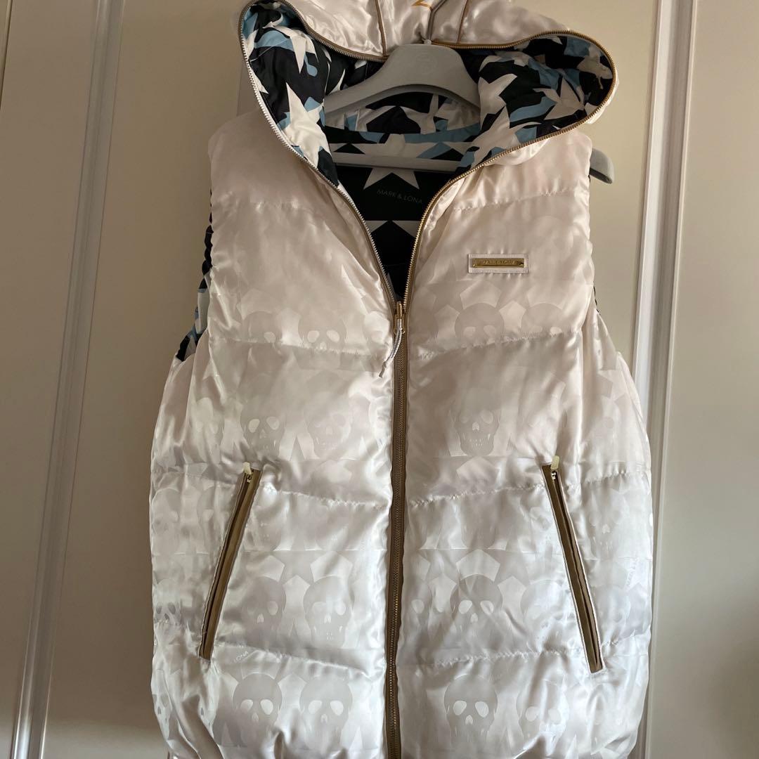 MARK&LONAマーク&ロナ リバーシブルダウンベスト レア 希少 ーゴルフ