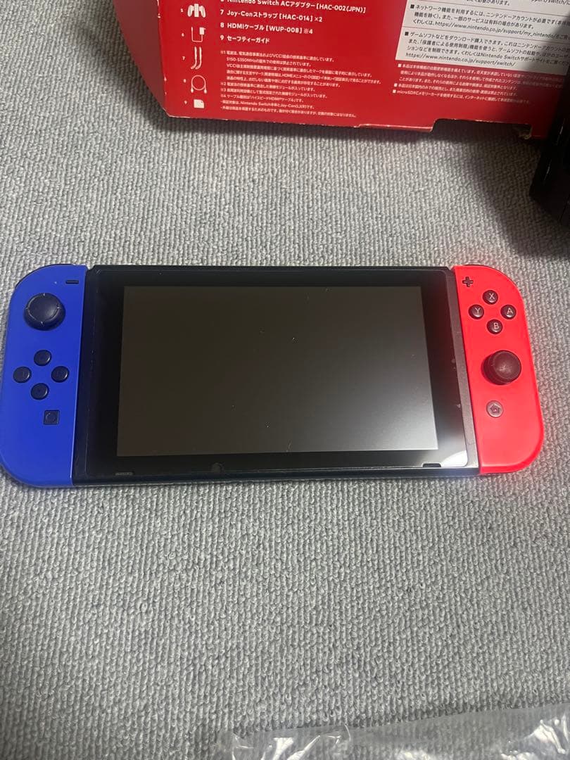 Nintendo Switch 本体 赤/青 &スプラトゥーン3ソフト付き♫