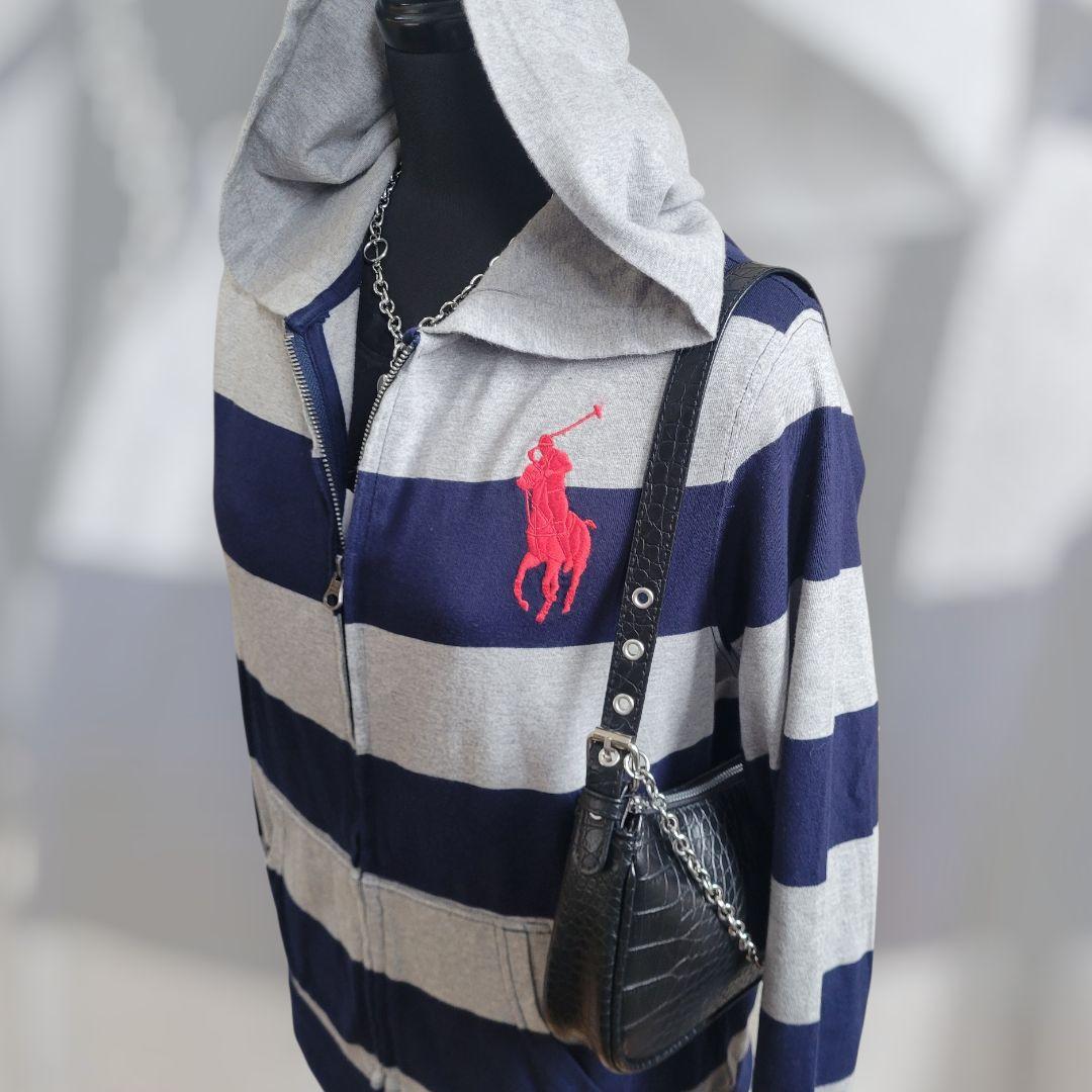 トップス 00s archive y2k zip hoodie RALPH LAUREN