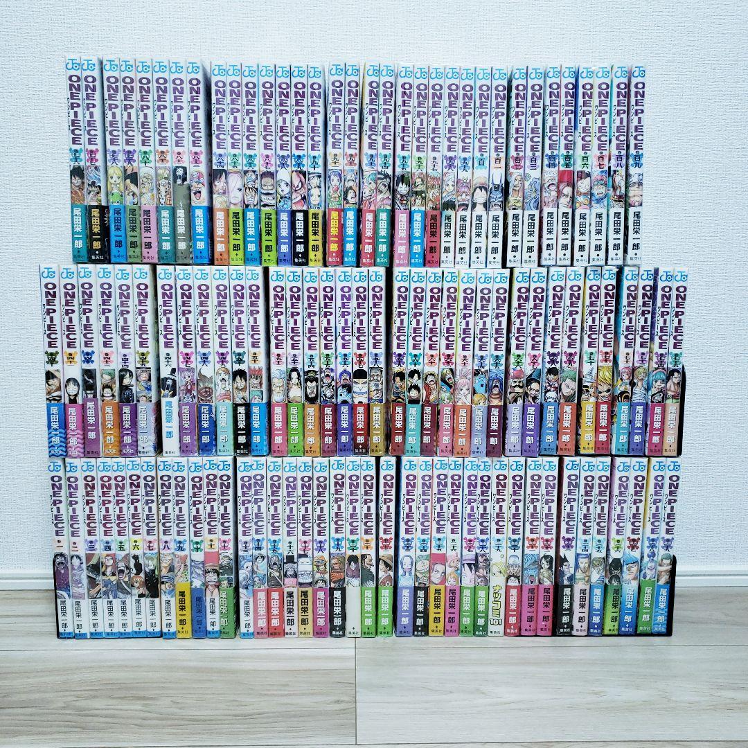 ONE PIECEワンピース初版1巻～109巻全巻セットおまけ多数
