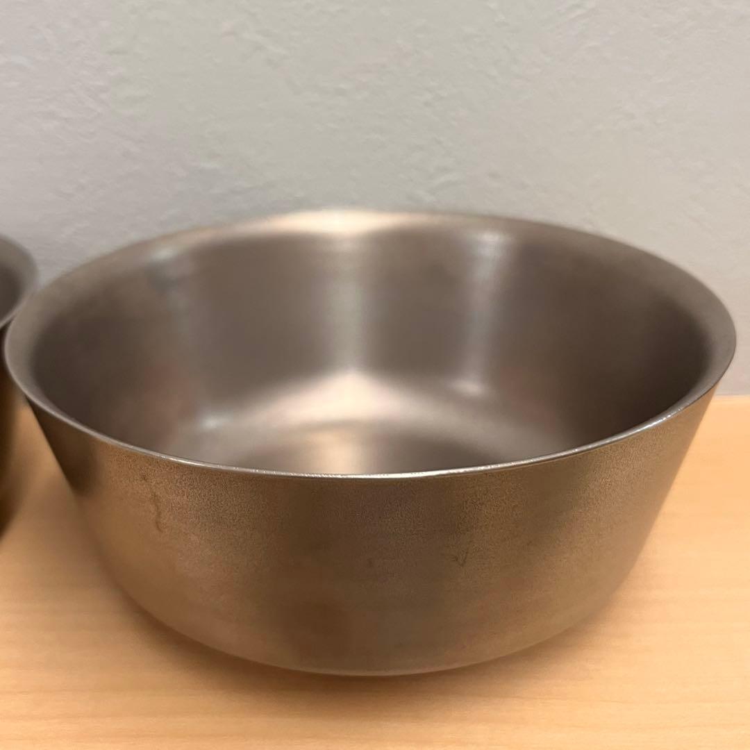 美品☆スノーピーク　チタンダブルボウル 600　TW-241　2個セット