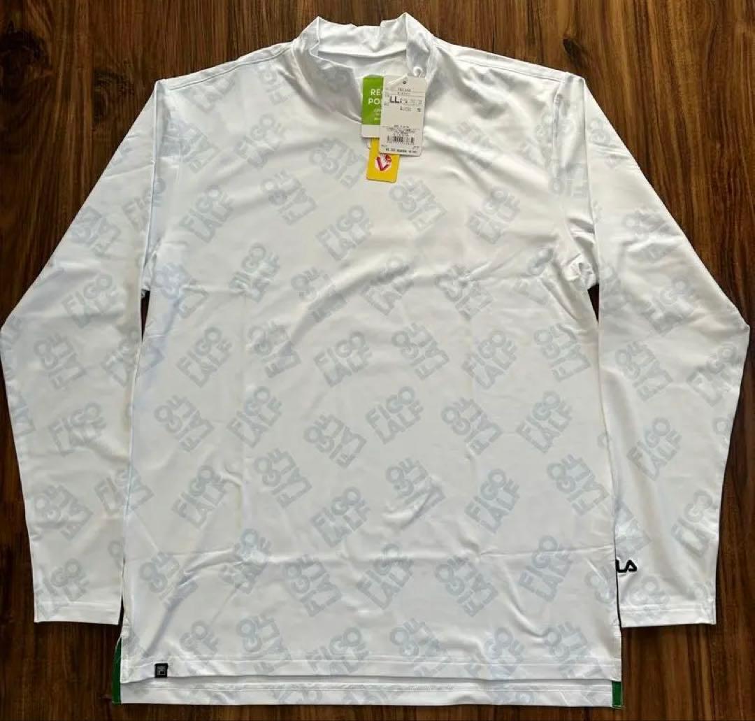 新品　未使用　UVカット ホワイト長袖シャツ LLサイズ