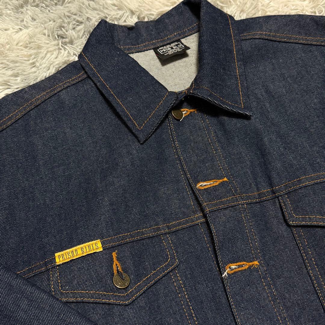 prison Bluesプリズンブルース デニムジャケット ダークブルー即日発送