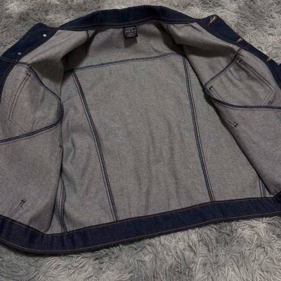 prison Bluesプリズンブルース デニムジャケット ダークブルー即日発送