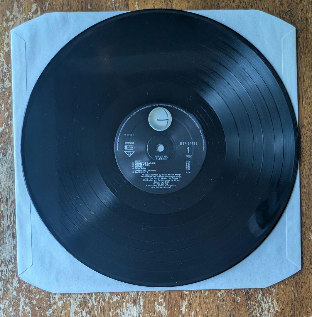 Nirvana Bleach レコード オランダ盤 輸入盤 ニルヴァーナ
