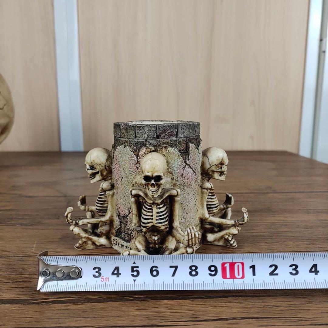 【まとめてお得】スカル　ドクロ　貯金箱　置物　チェーン　まとめ