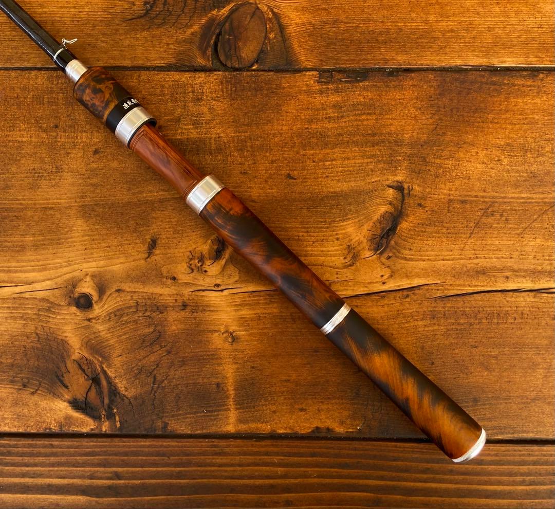 スピニングロッド　7ft ML バスロッド　バス釣り　トラウト　ウッドグリップ