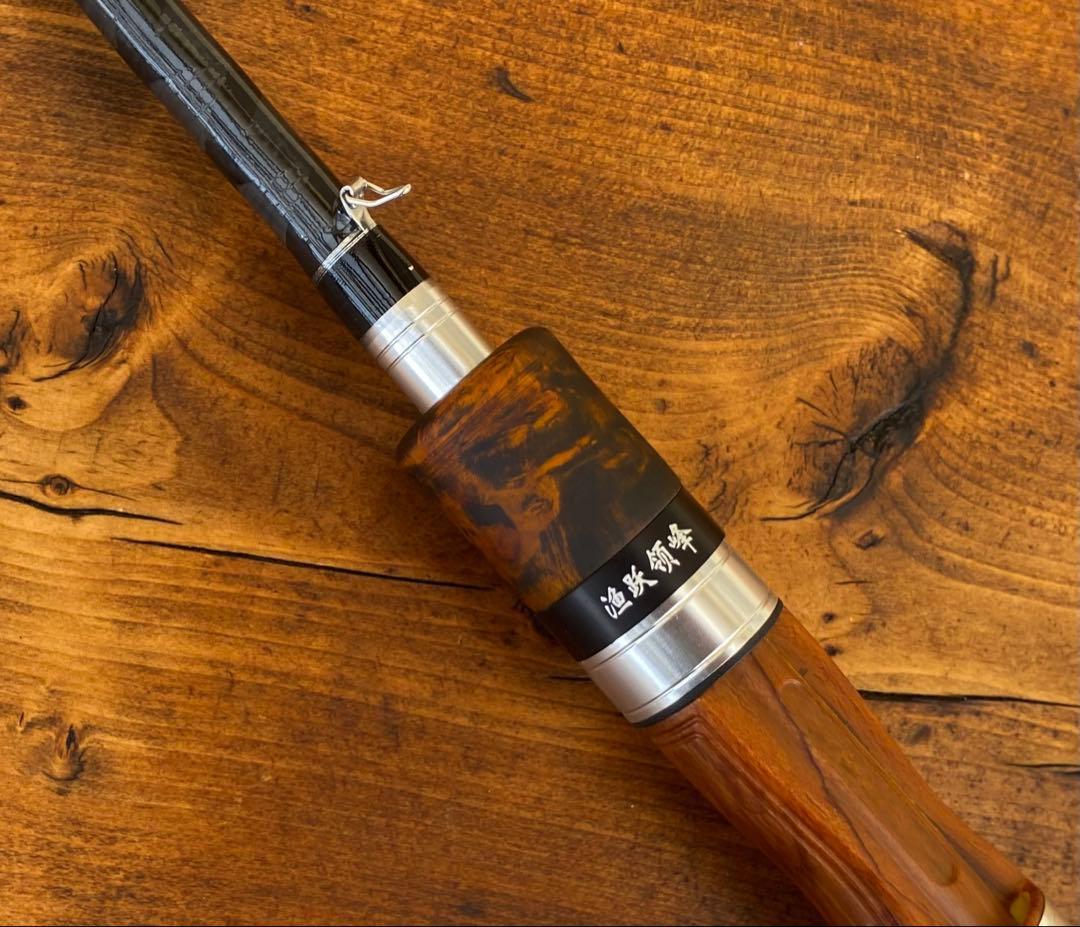 スピニングロッド　7ft ML バスロッド　バス釣り　トラウト　ウッドグリップ