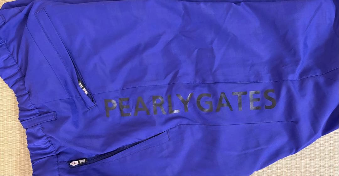 美品❗️PEARLYGATES 防風防寒パンツ 紫紺色　サイズ4