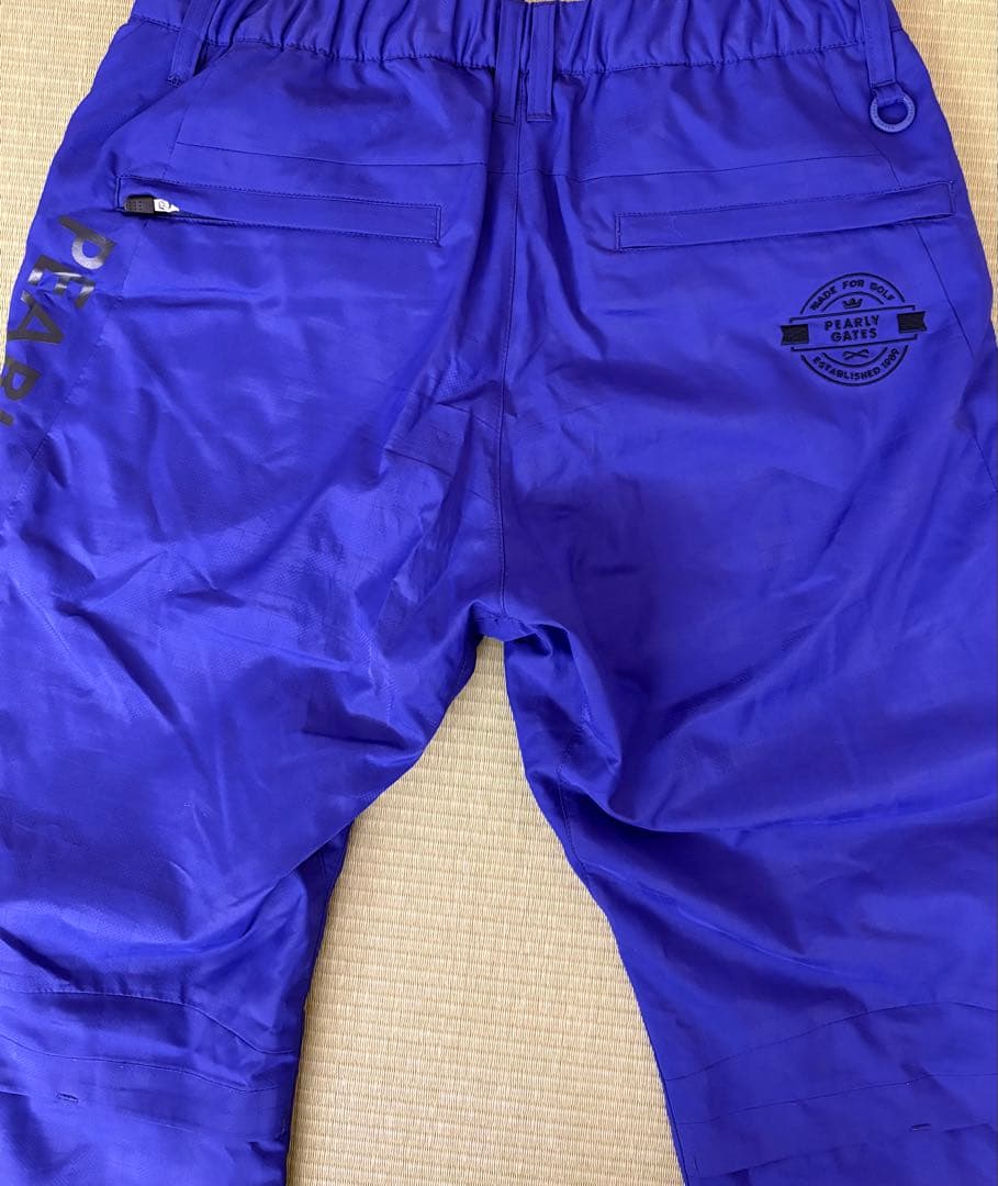 美品❗️PEARLYGATES 防風防寒パンツ 紫紺色　サイズ4