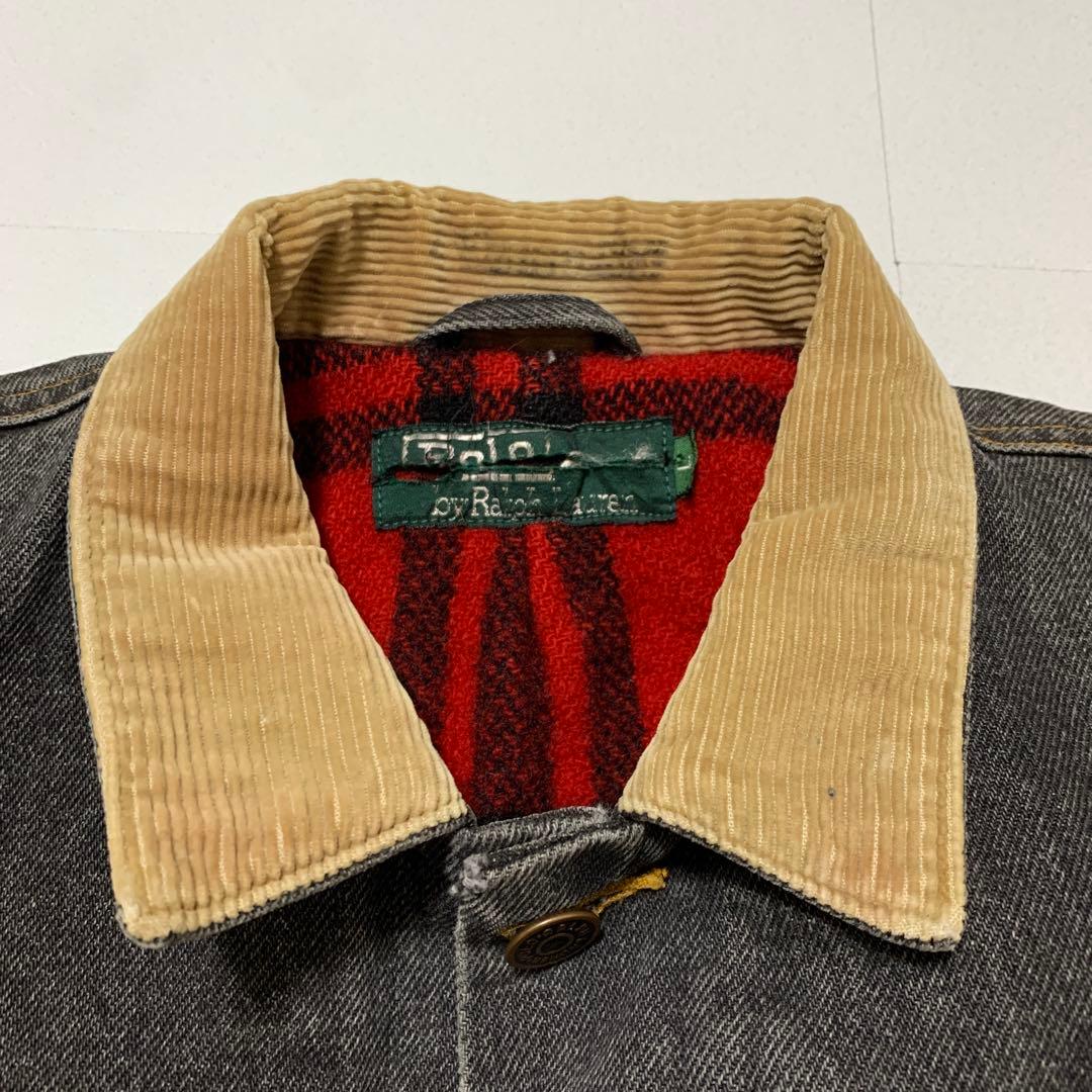 【80s】Polo Ralph Lauren 緑タグ　デニムジャケット