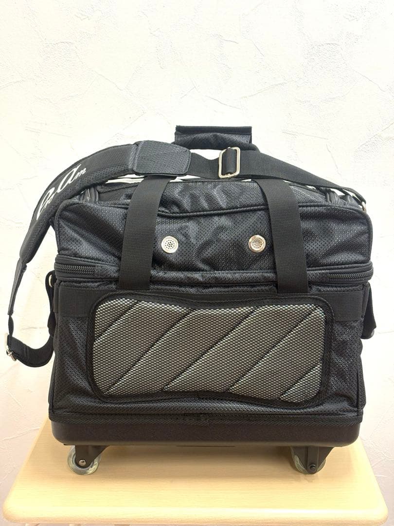 【美品】ABS PRO-am ボウリングバッグ 2個用 キャスター付き