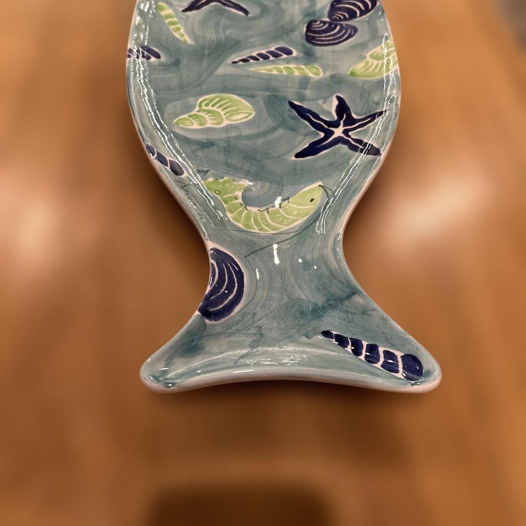 イタリア製　Demain ドマン　ペッシェ皿　大皿　希少