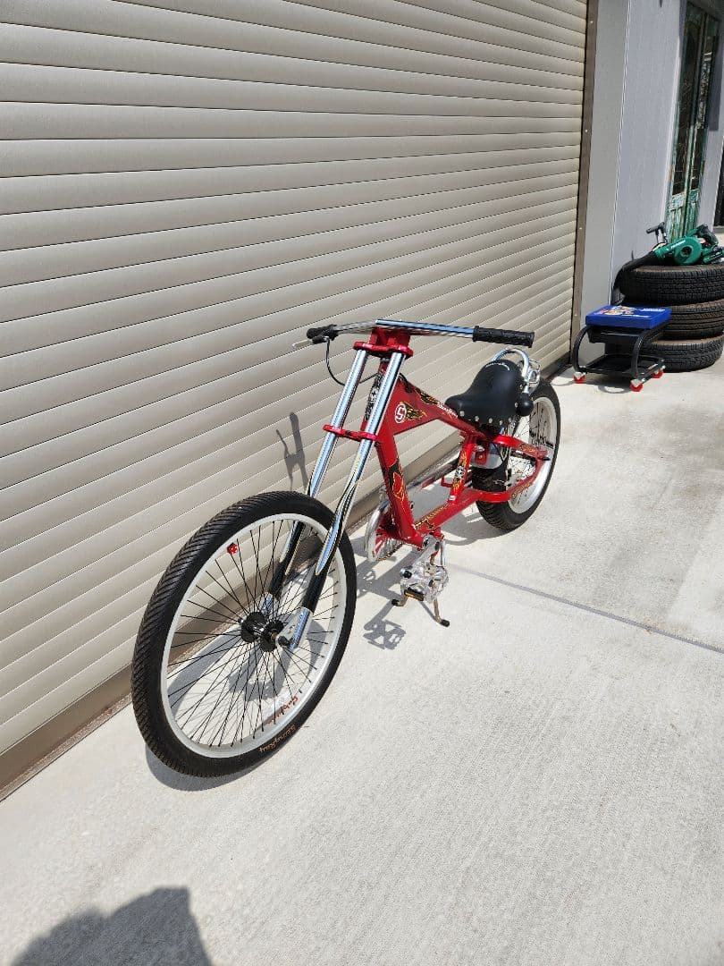 ハーレーダビットソンアメリカンチョッパー自転車２４インチ