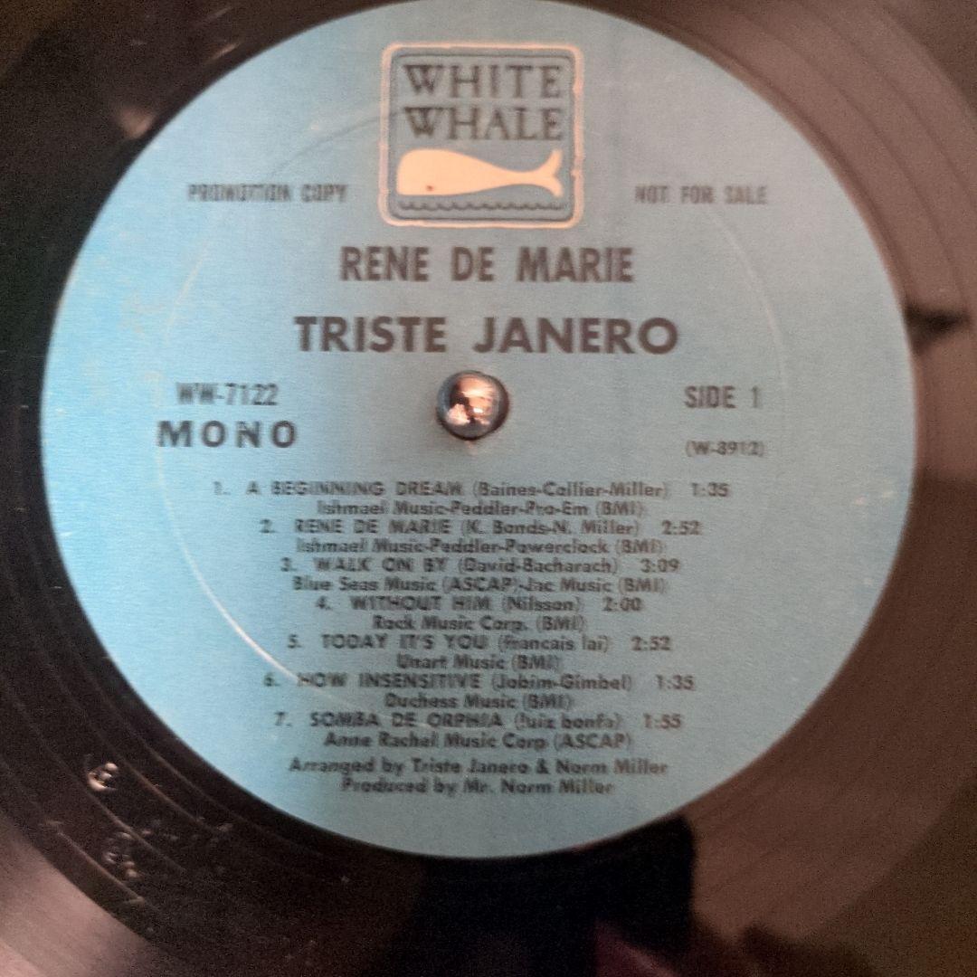 洋楽 Rene De Marie meet TRISTE JANERO