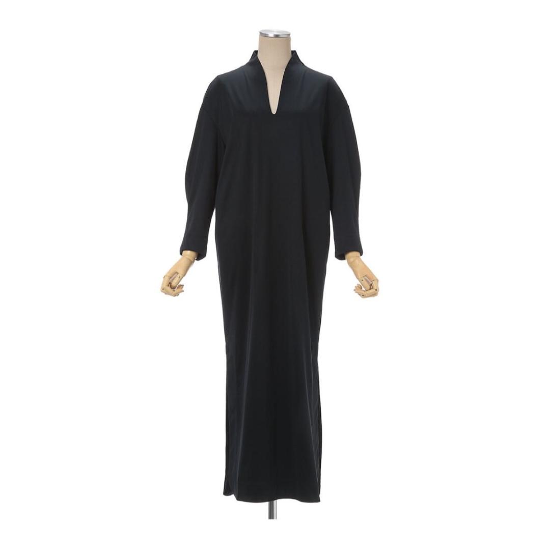 完売美品 マメクロゴウチ Mercerized V-neck Dress M