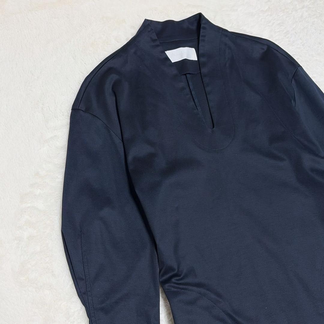 完売美品 マメクロゴウチ Mercerized V-neck Dress M