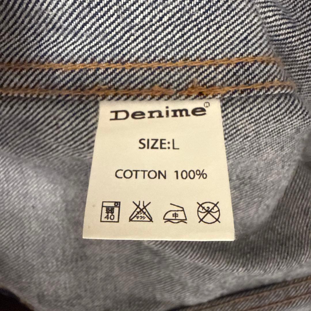 【美品】DENIME ドゥニーム デニムジャケット 日本製 Lサイズ
