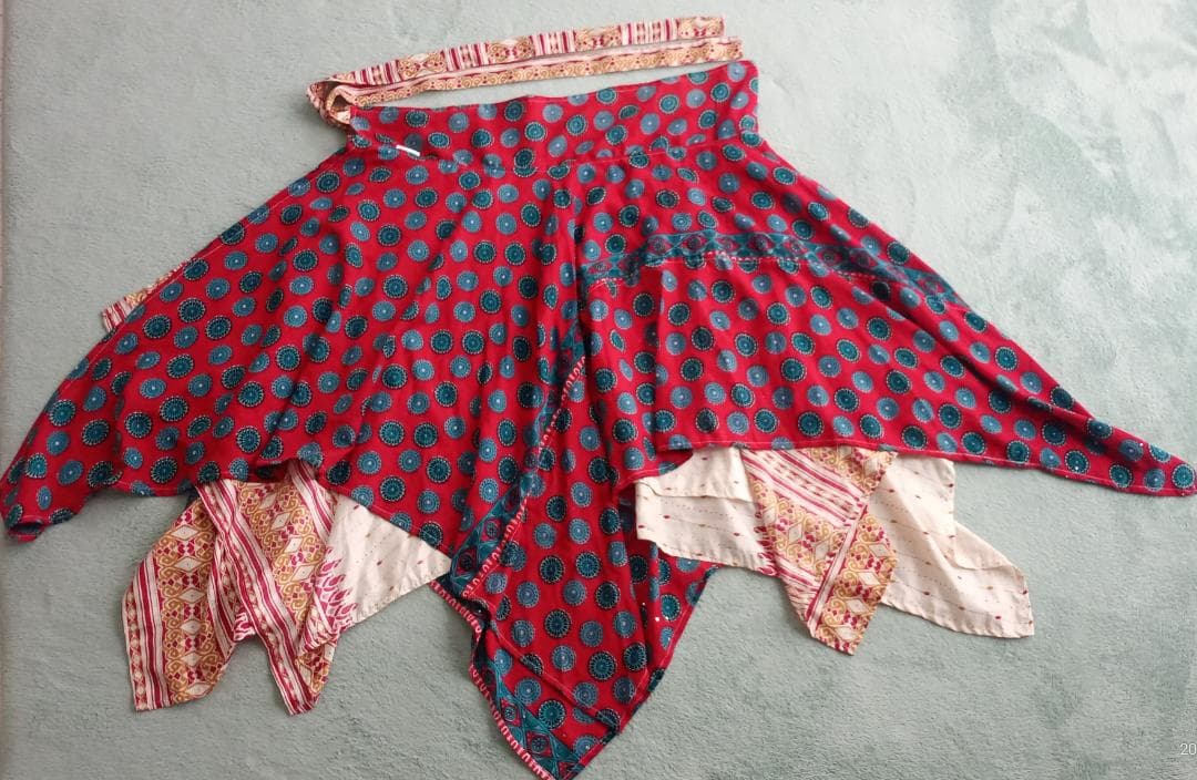 Garam garam リバーシブル巻きスカート