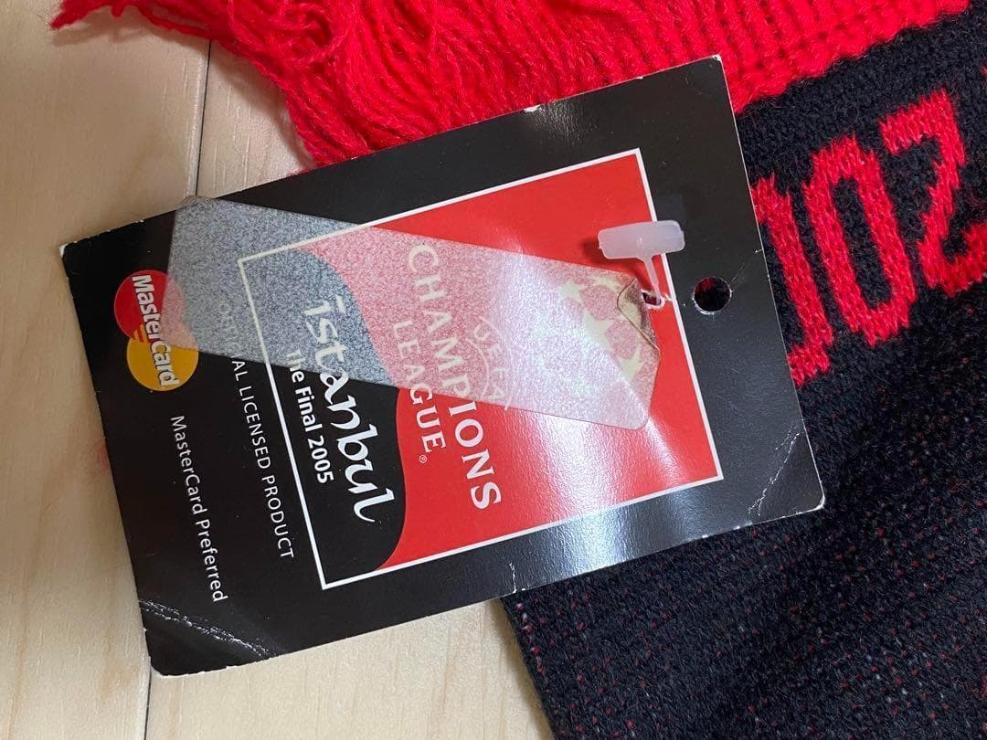 レア　ACミラン　マフラー　約150cm 2005 チャンピオンズリーグ　決勝