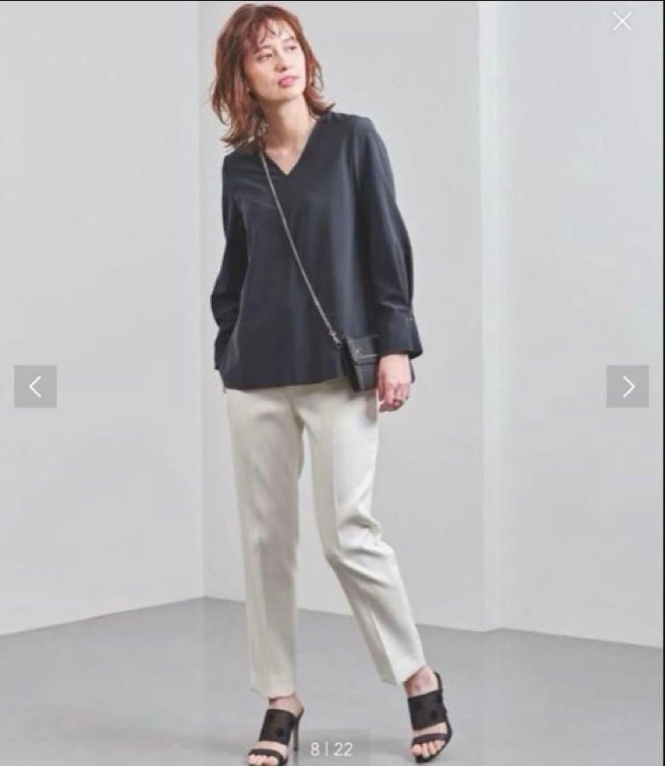 ユナイテッドアローズ　長袖ブラウス ネイビー UNITED ARROWS 新品