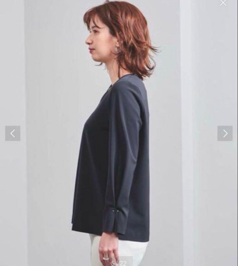 ユナイテッドアローズ　長袖ブラウス ネイビー UNITED ARROWS 新品