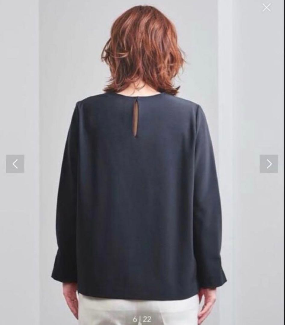 ユナイテッドアローズ　長袖ブラウス ネイビー UNITED ARROWS 新品