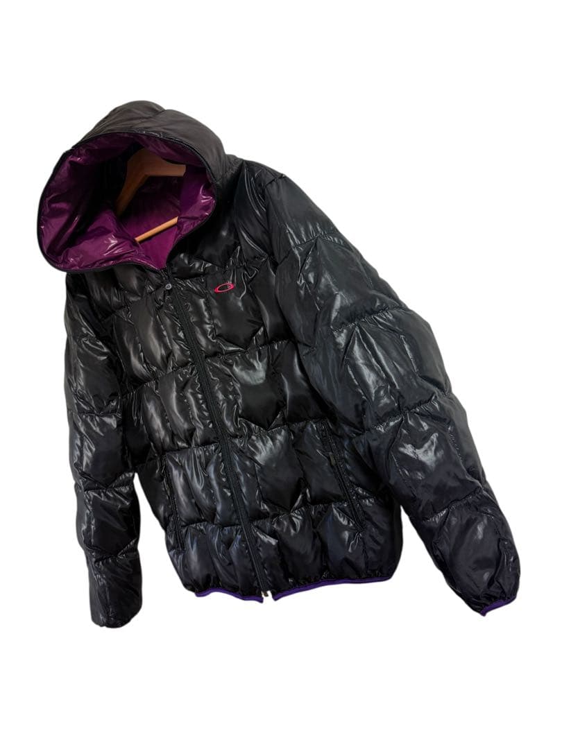 国内正規品 オークリー ゴルフ ダウンジャケット L リバーシブル OAKLEY