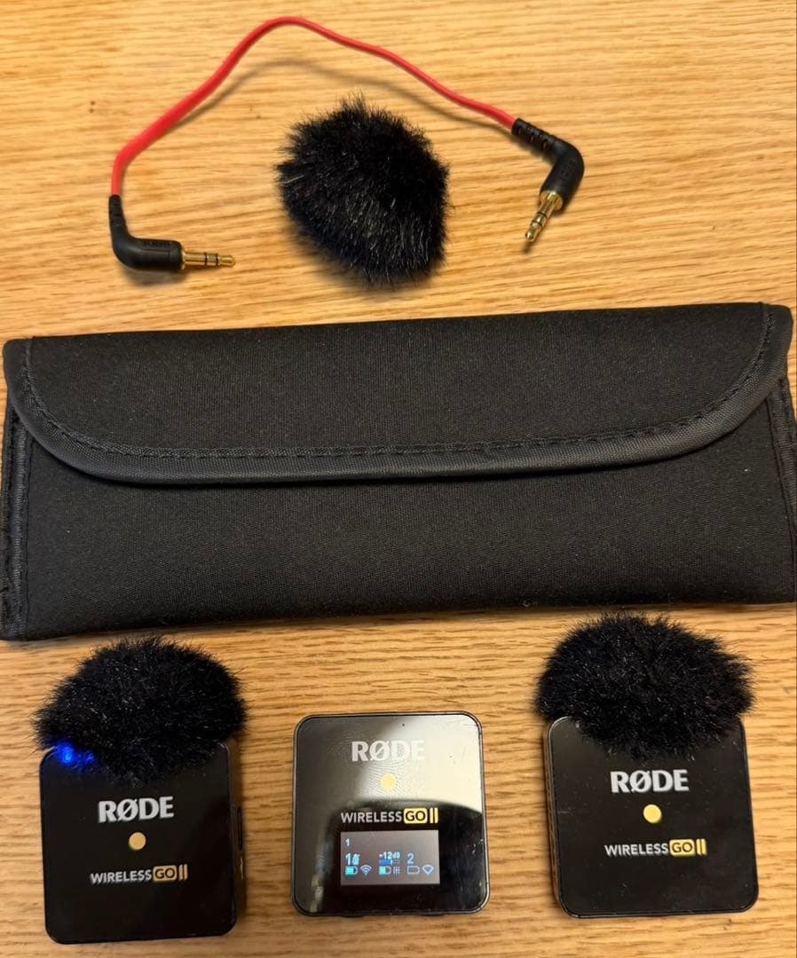 RØDE WIRELESS GO II ワイヤレスマイク(一部機能不全あり)