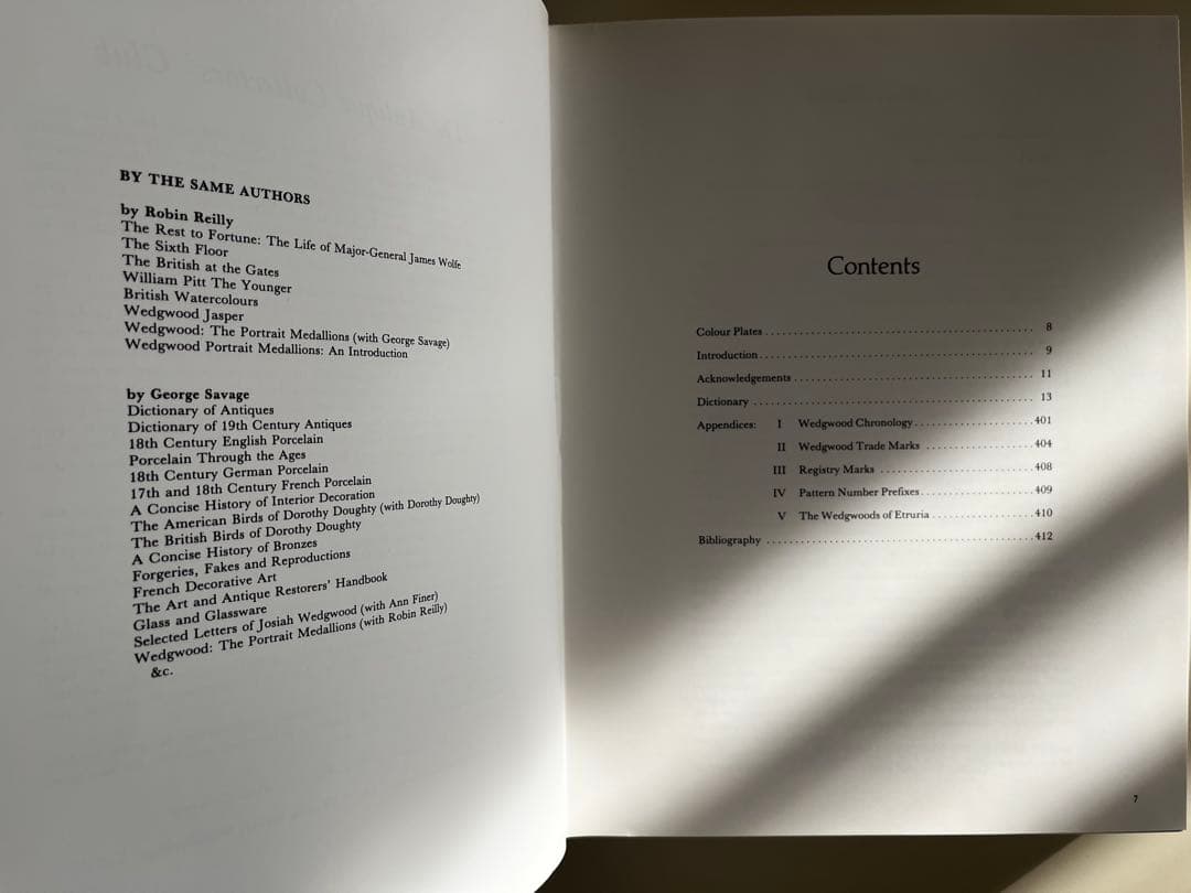 The Dictionary of  ウエッジウッド　　洋書