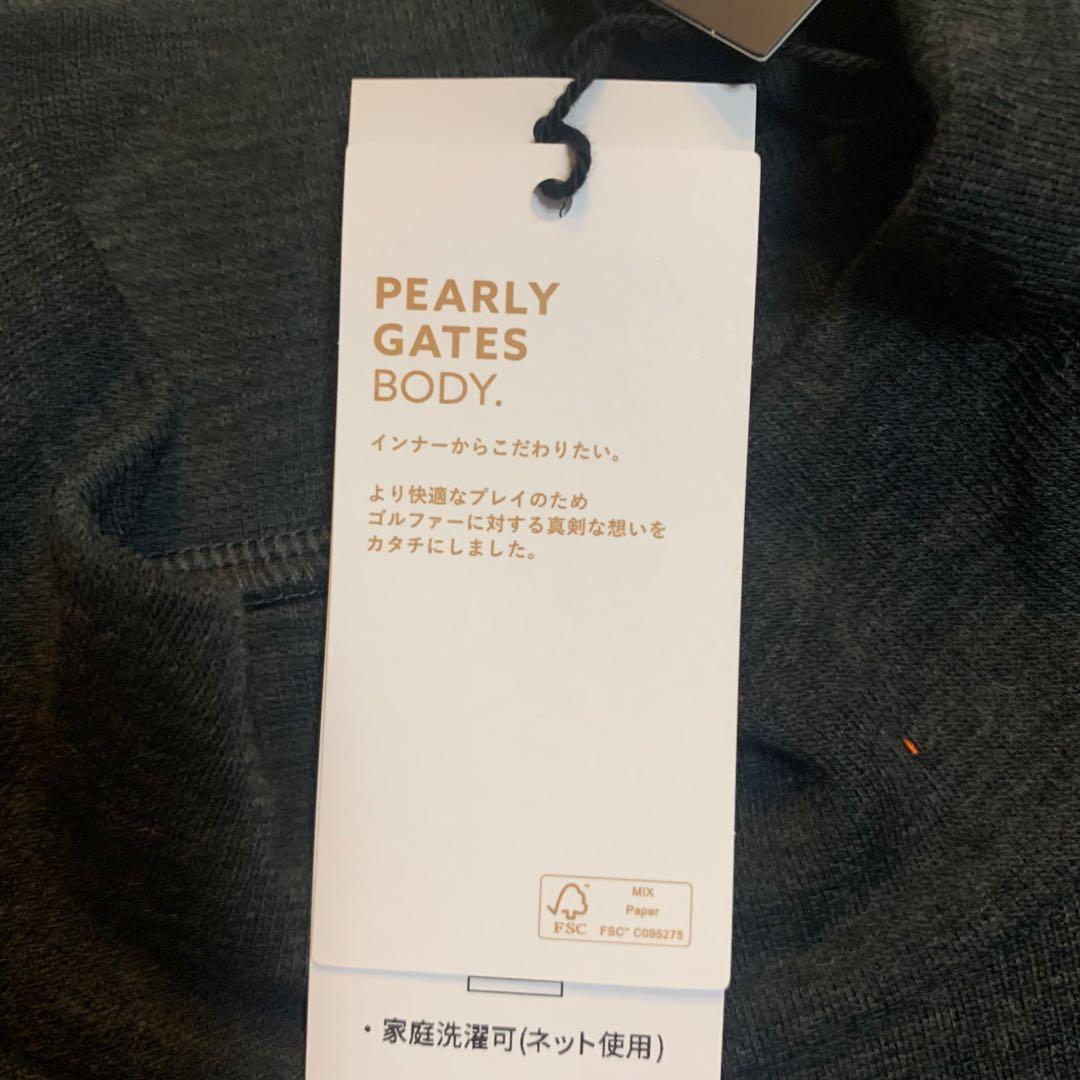 新品■20,900円【パーリーゲイツ 】6/LL メンズ　長袖モックネックシャツ