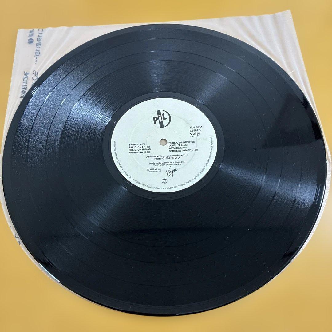 PUBLIC IMAGE LIMITED 輸入12inchレコード　1978年