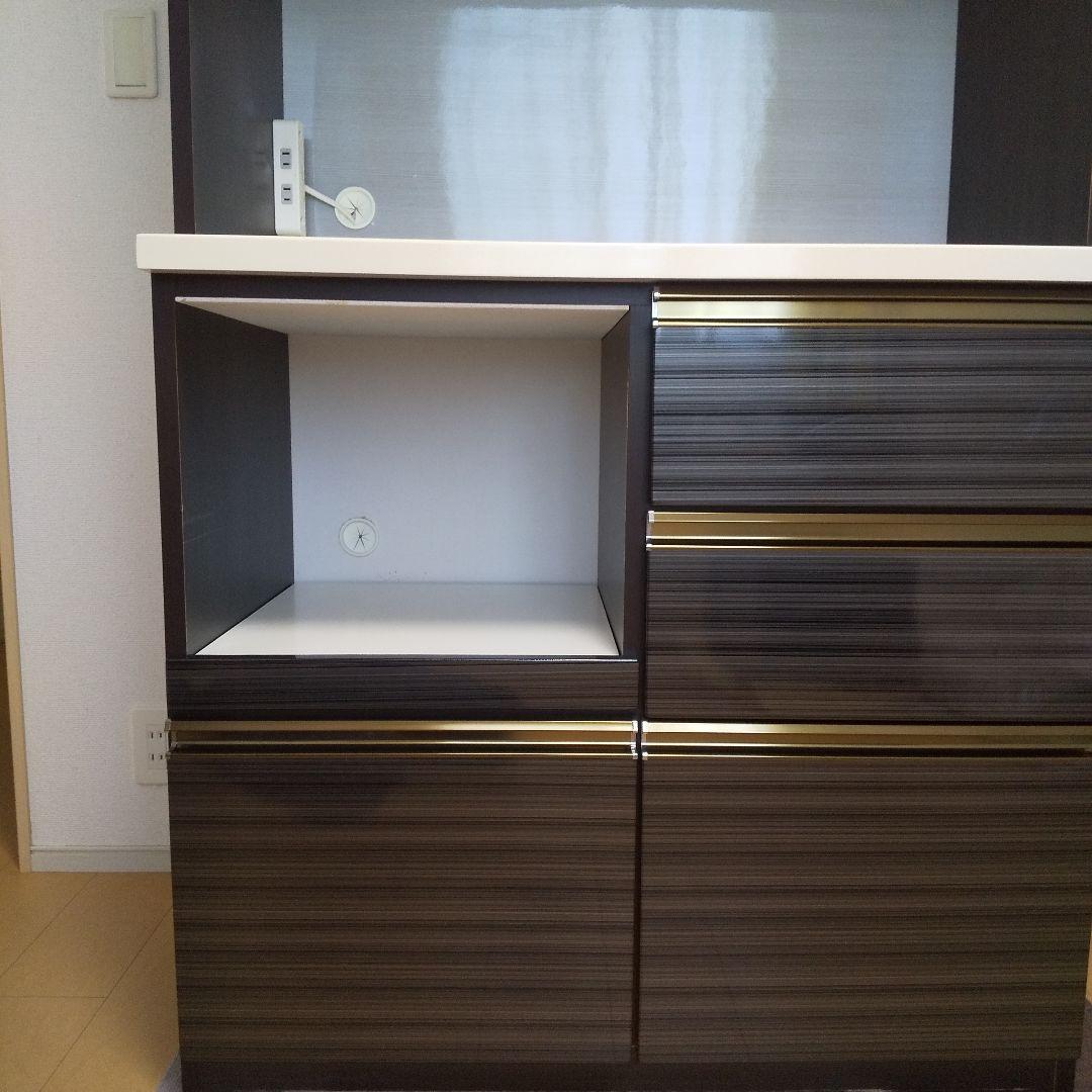 食器棚 キッチンボード キッチンカウンター カップボード 幅92cm
