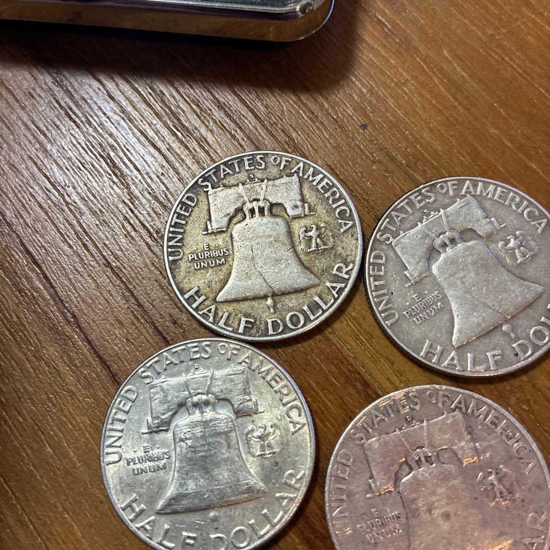 福*ん様 フランクリン半ドル 4枚セット