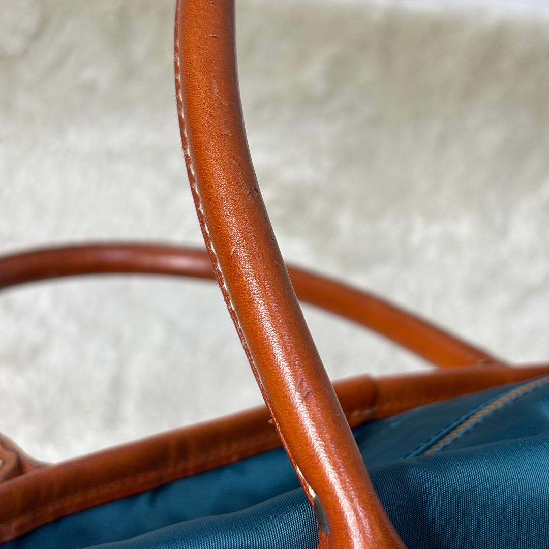 【希少カラー】フェリージ ヘルメットバッグ トート ナイロン ターコイズブルー