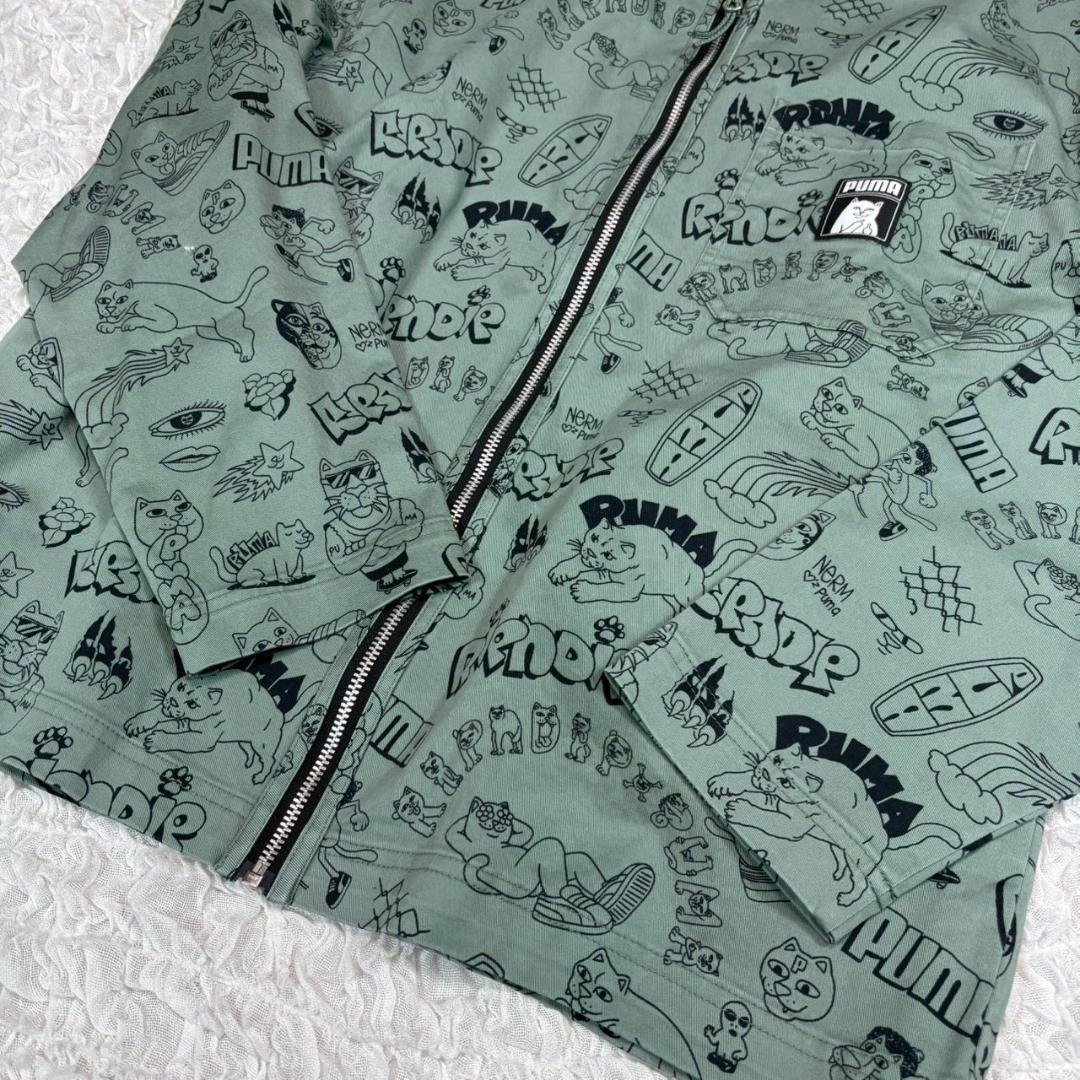 【激レア】 PUMA×RIPNDIP ツイルシャツジャケット M