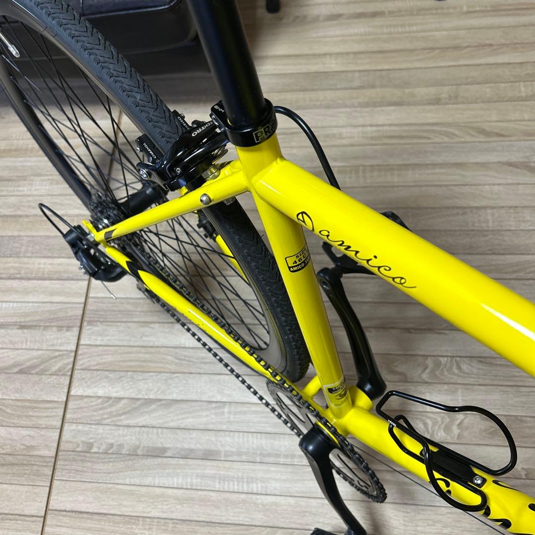 クロスバイク　460mm 700c イエロー