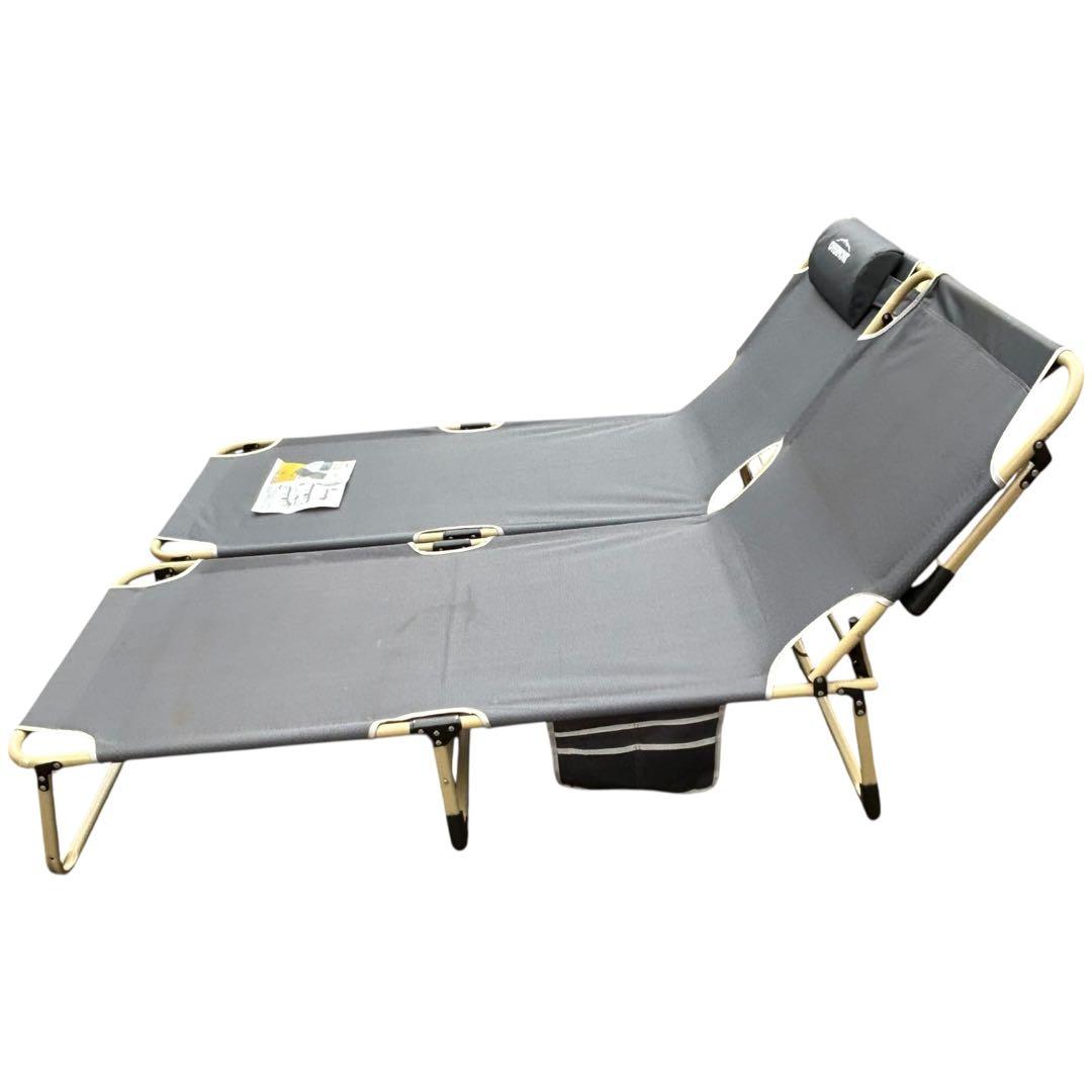 OVERMONT アウトドアベッド　折りたたみ グリーン　2個セット