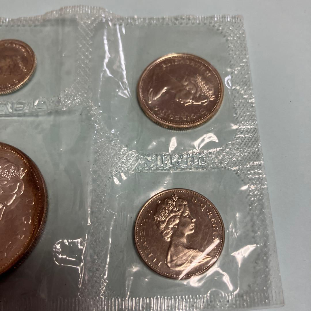 1953年発行 エリザベス女王 旧貨幣セット