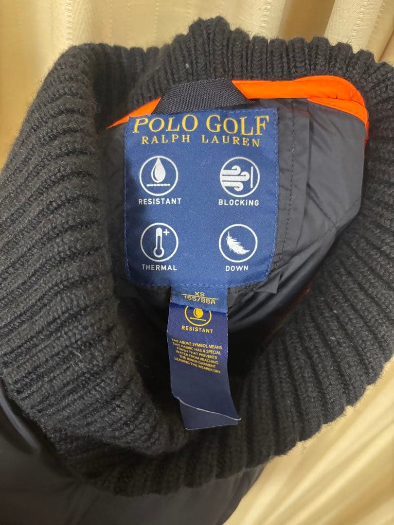 【最終値下げ】ポロゴルフ　ラルフローレン　ブラック　ダウンベスト