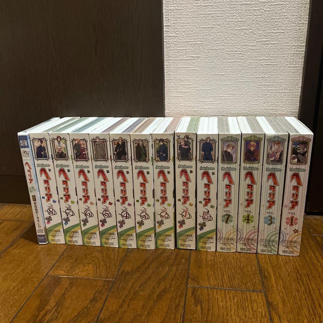 ヘタリア アニメDVD アニメイト限定版 セット まとめ 特典　14本