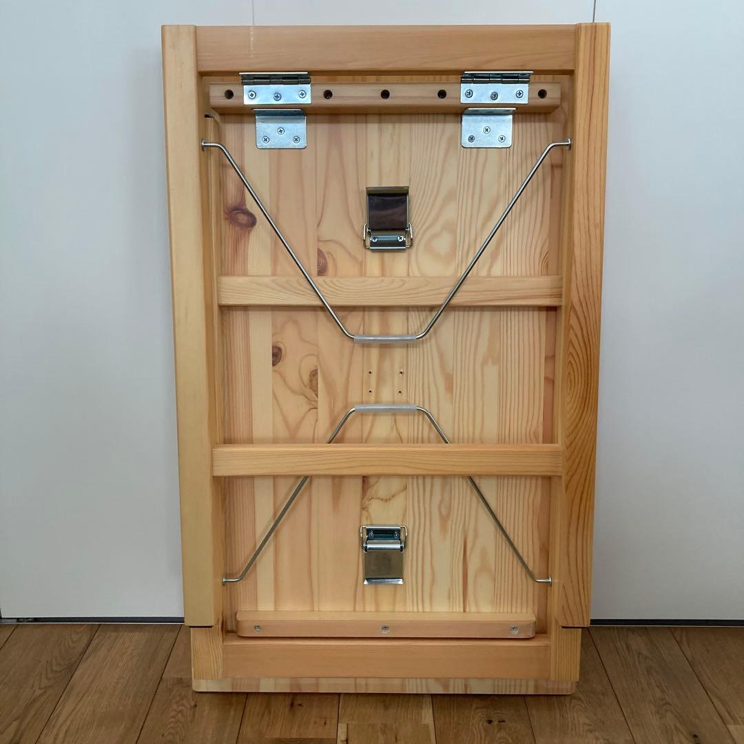 無印良品　パイン材　 折り畳みテーブル
