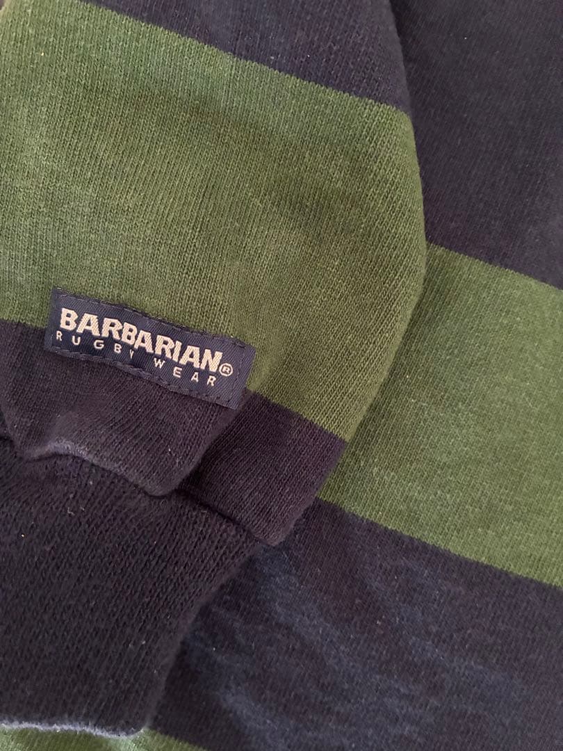 Fuzzy Duck BARBARIAN ラガーシャツ Lサイズ