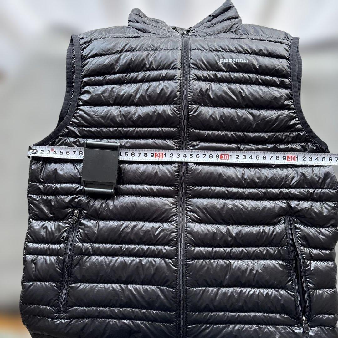 Patagonia ウルトラライトダウン ベスト ＸS バック付 ブラック