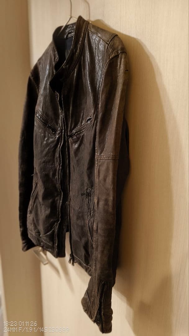 （値下げ）SETTING CRACKS ライダースジャケット