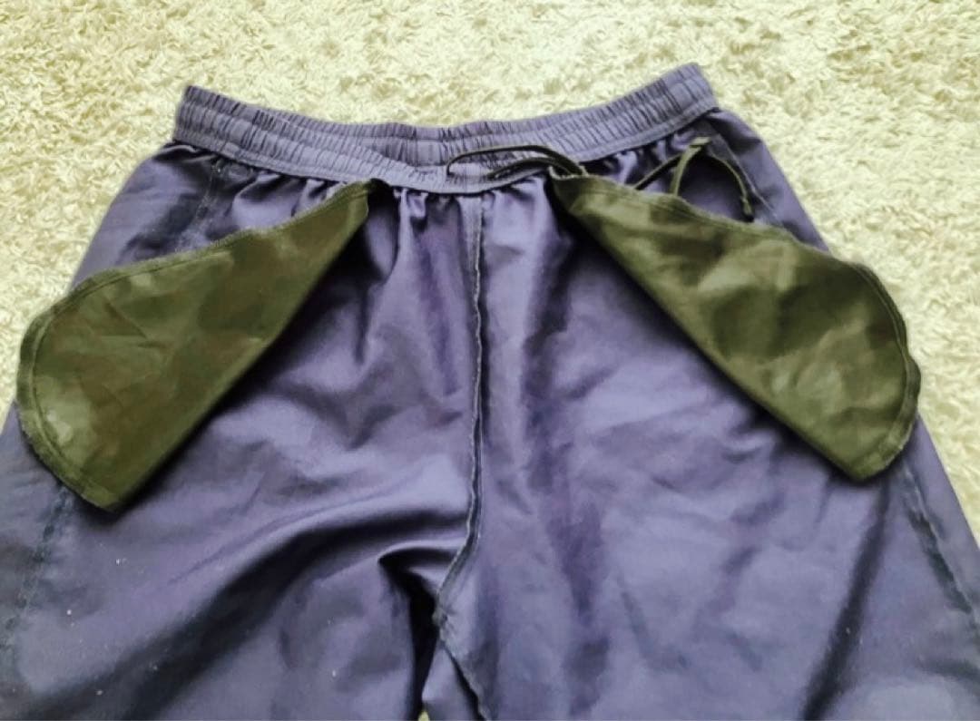 2XL アシックス JAPAN代表　レスリングチーム　ハーフパンツ ネイビー