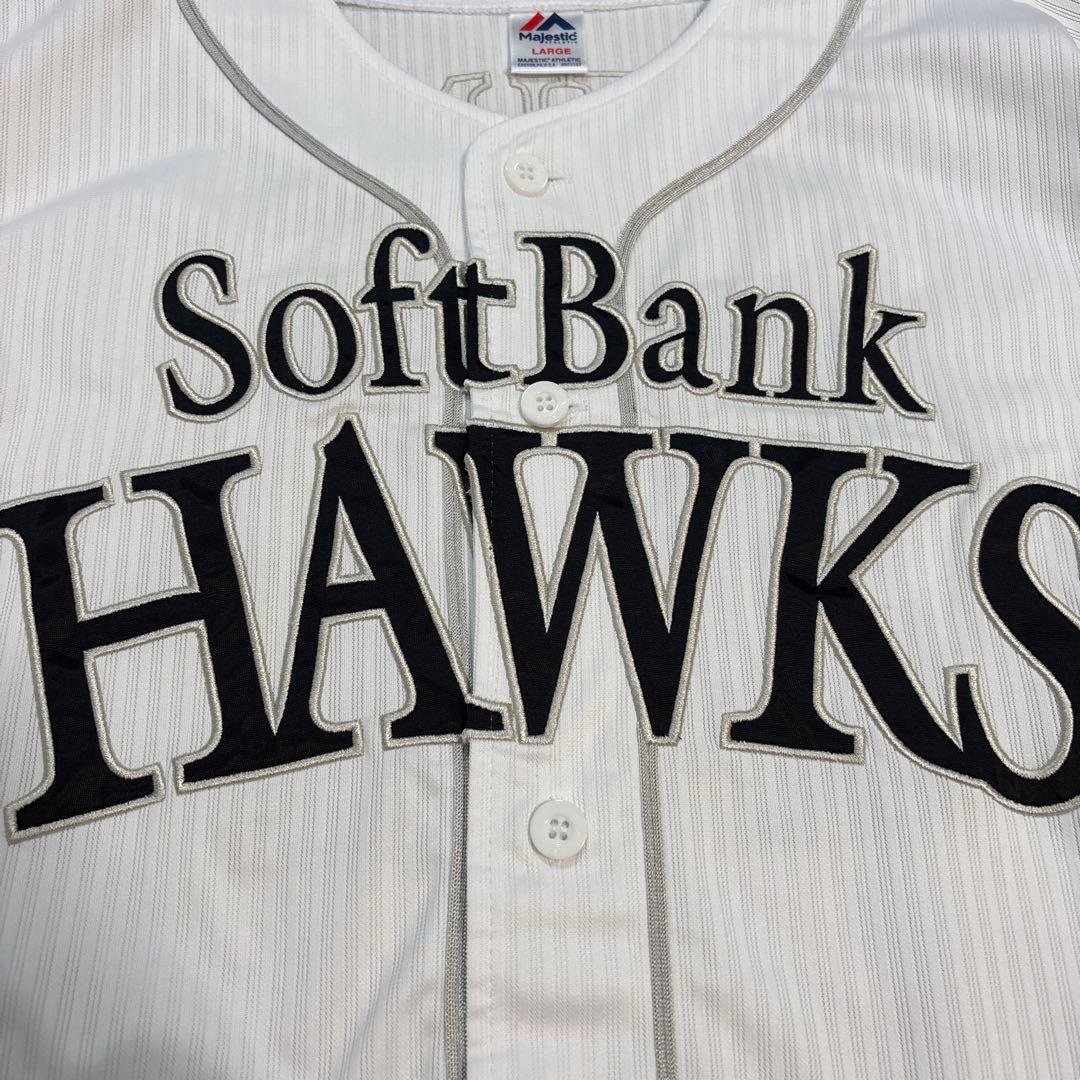 オスナ投手【Lサイズ 】ソフトバンク ホーム ユニフォーム 白 Majestic