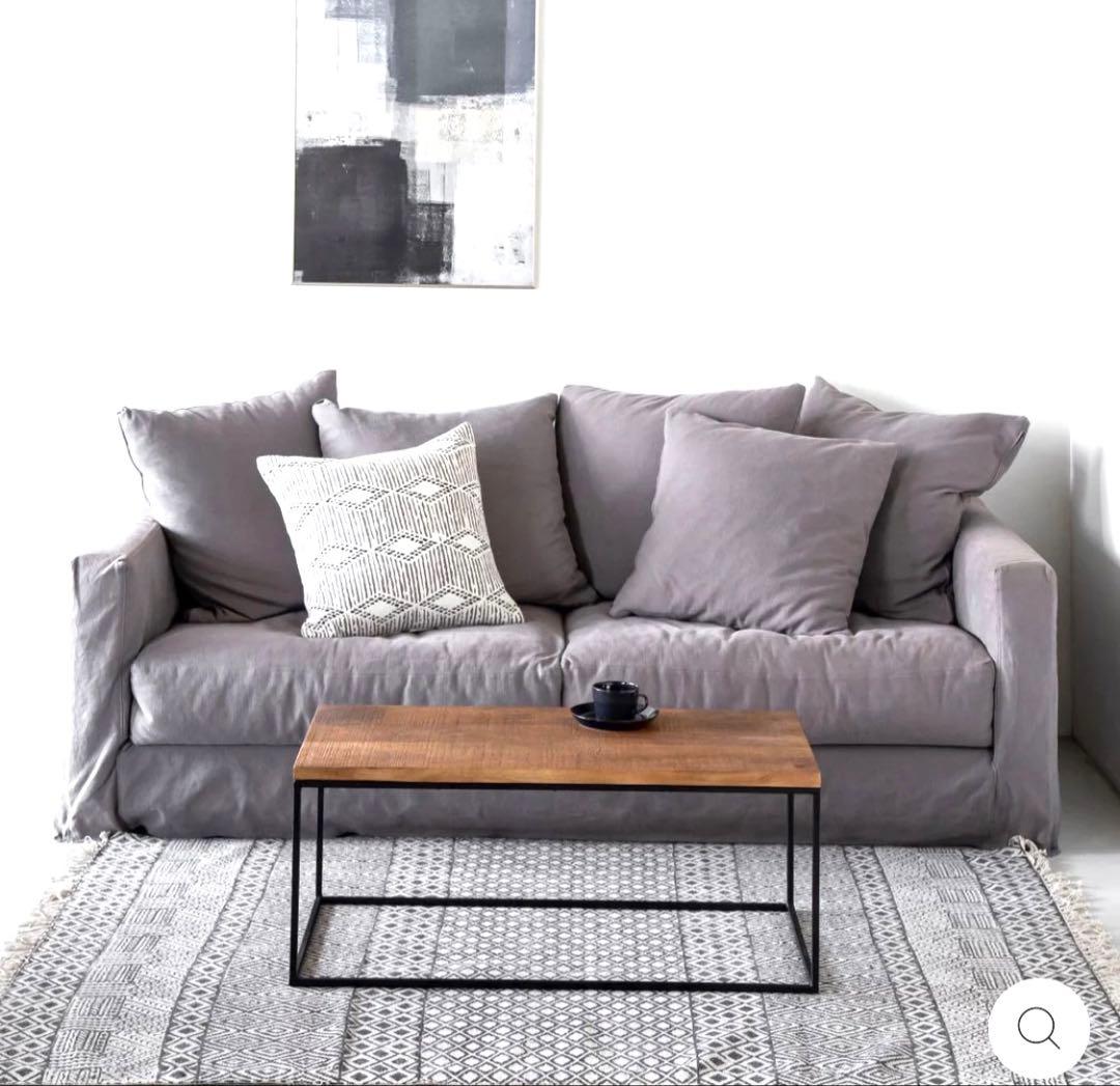 KANADEMONO⚫︎Simple-Industrialマンゴー無垢材.アイアン