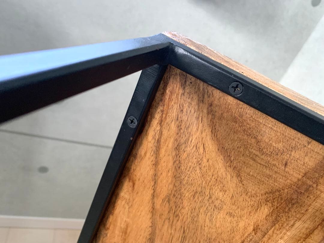 KANADEMONO⚫︎Simple-Industrialマンゴー無垢材.アイアン